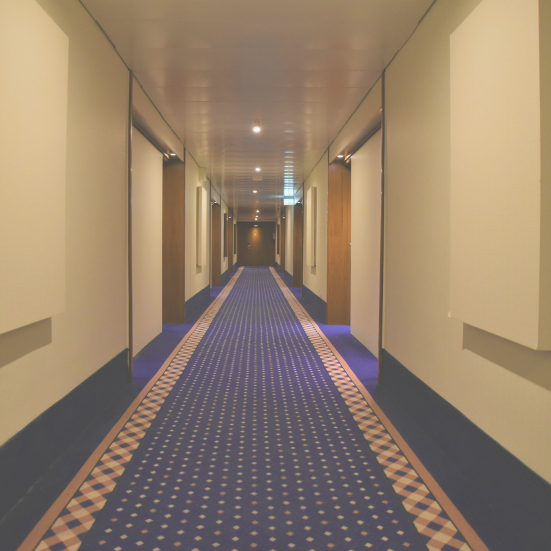 Photo of a hotel interior Jlees carpet and floor cleaning commercial services
